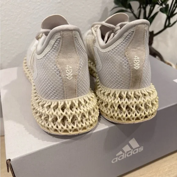 Adidas Women's Cream 4D Sneakers - Picture 3 of 8